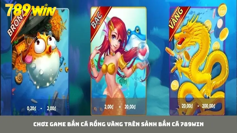 Chơi game bắn cá rồng vàng hấp dẫn, kích thích cao