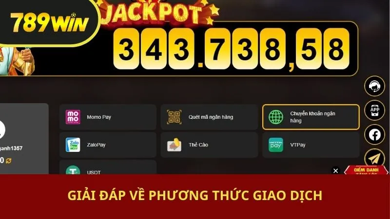 Giải đáp về phương thức giao dịch