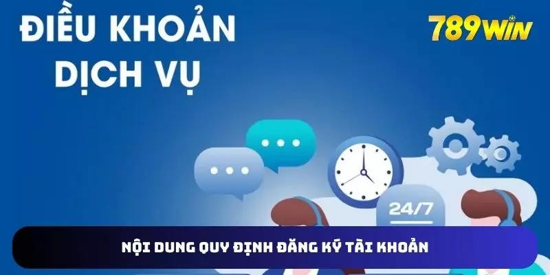 Thông tin quy định đăng ký từ nhà cái