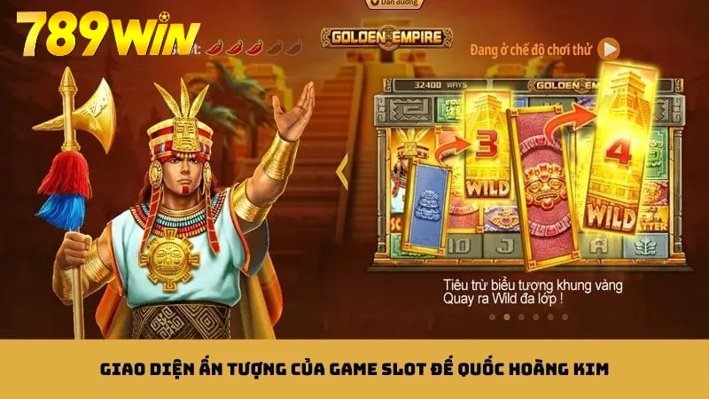 Thiết kế giao diện ấn tượng sắc nét của game đế quốc hoàng kim