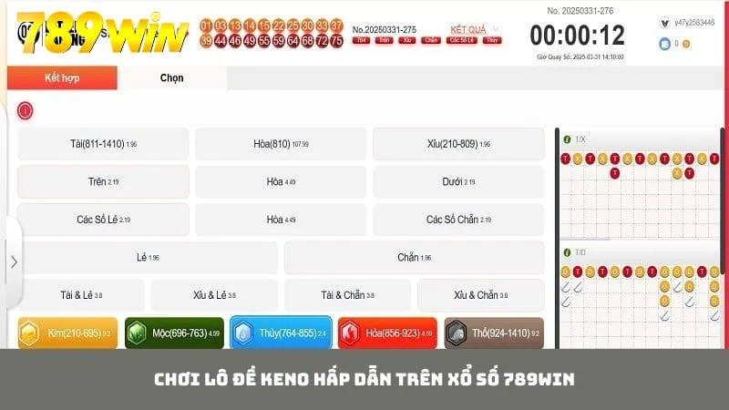 Chơi lô đề truyền thống luôn thu hút nhiều thành viên trên sảnh xổ số 789WIN